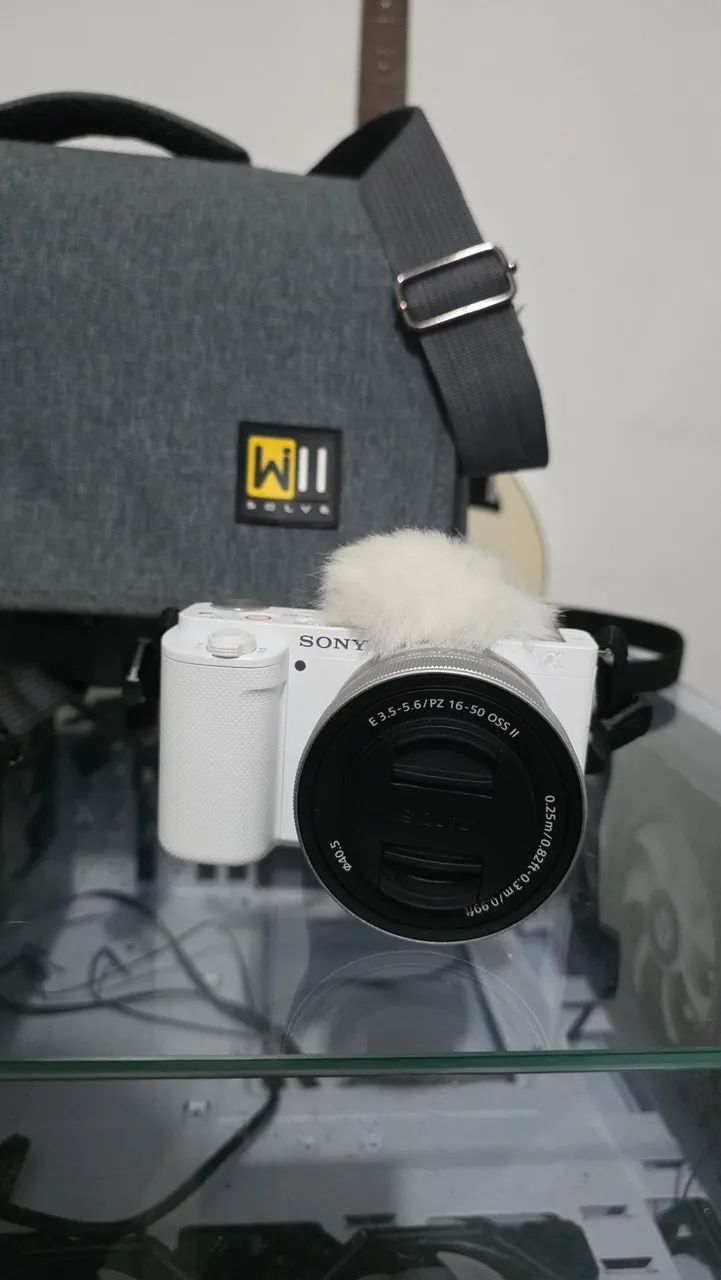 Sony ZV-E10 Cor Branca + garantia + lente 16-50 Nova + Nota Fiscal  - Foto 5