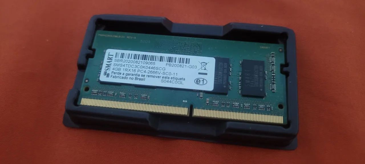 Memória ram 4gb