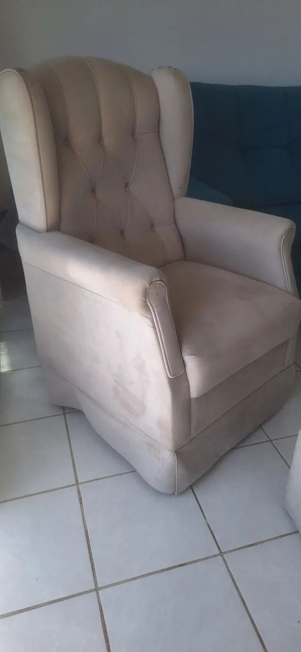 Poltrona balanço com puff - Foto 3