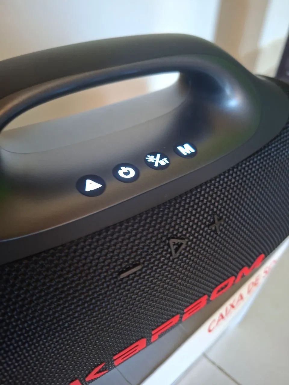 Caixa de som Bluetooth boombox 100w kapbom  - Foto 4
