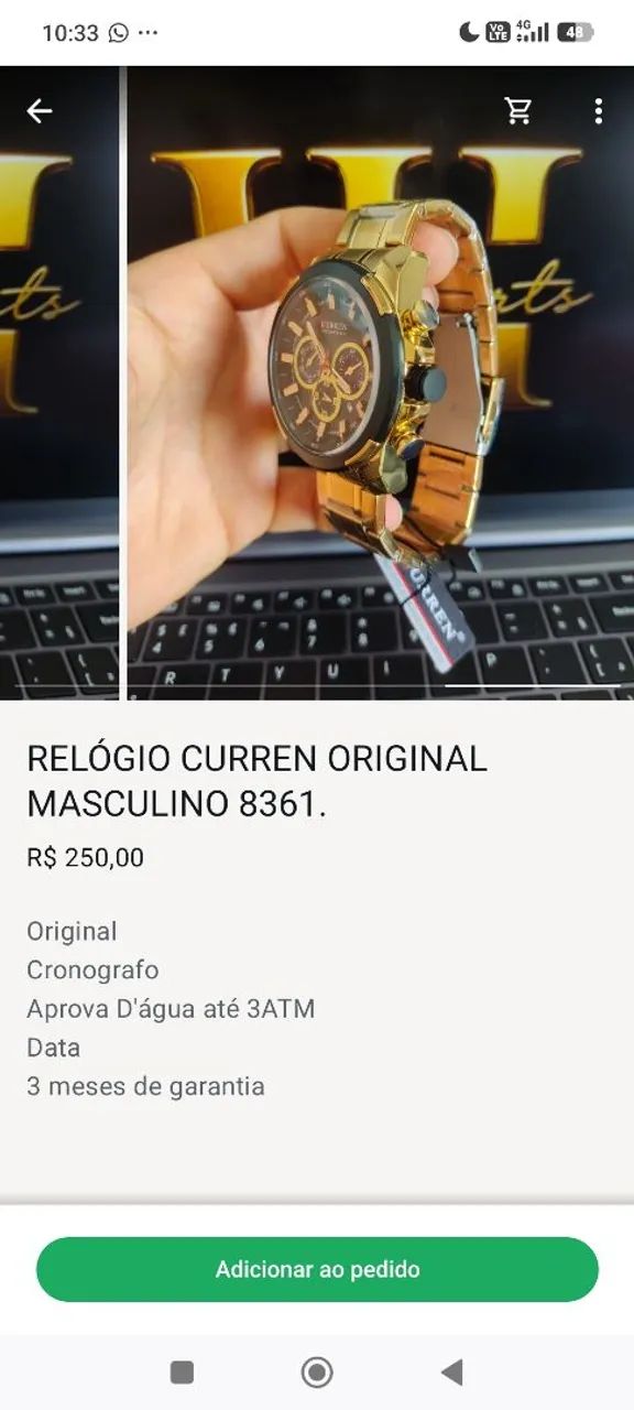 Relógio curren - Foto 3