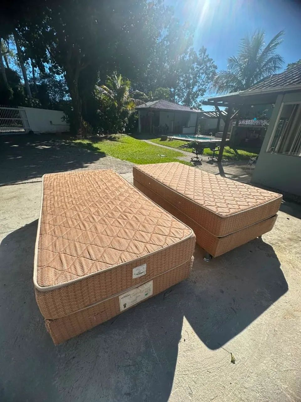 Colchão de Solteiro Ortobom Orthotel com Base Box - Bom Estado - Foto 3