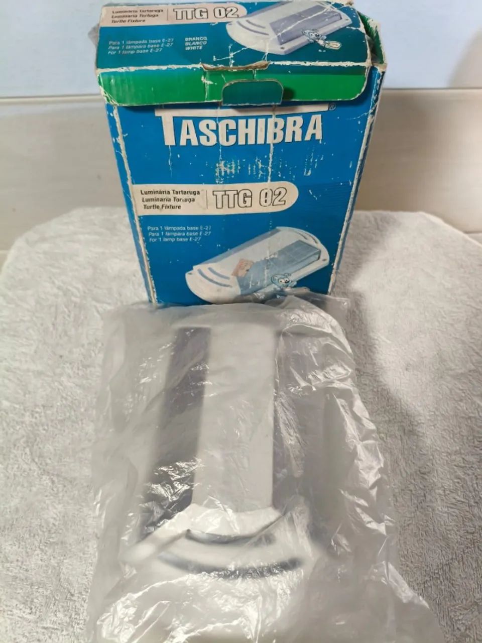 Luminária Tartaruga Ttg 02 Branca - Taschibra