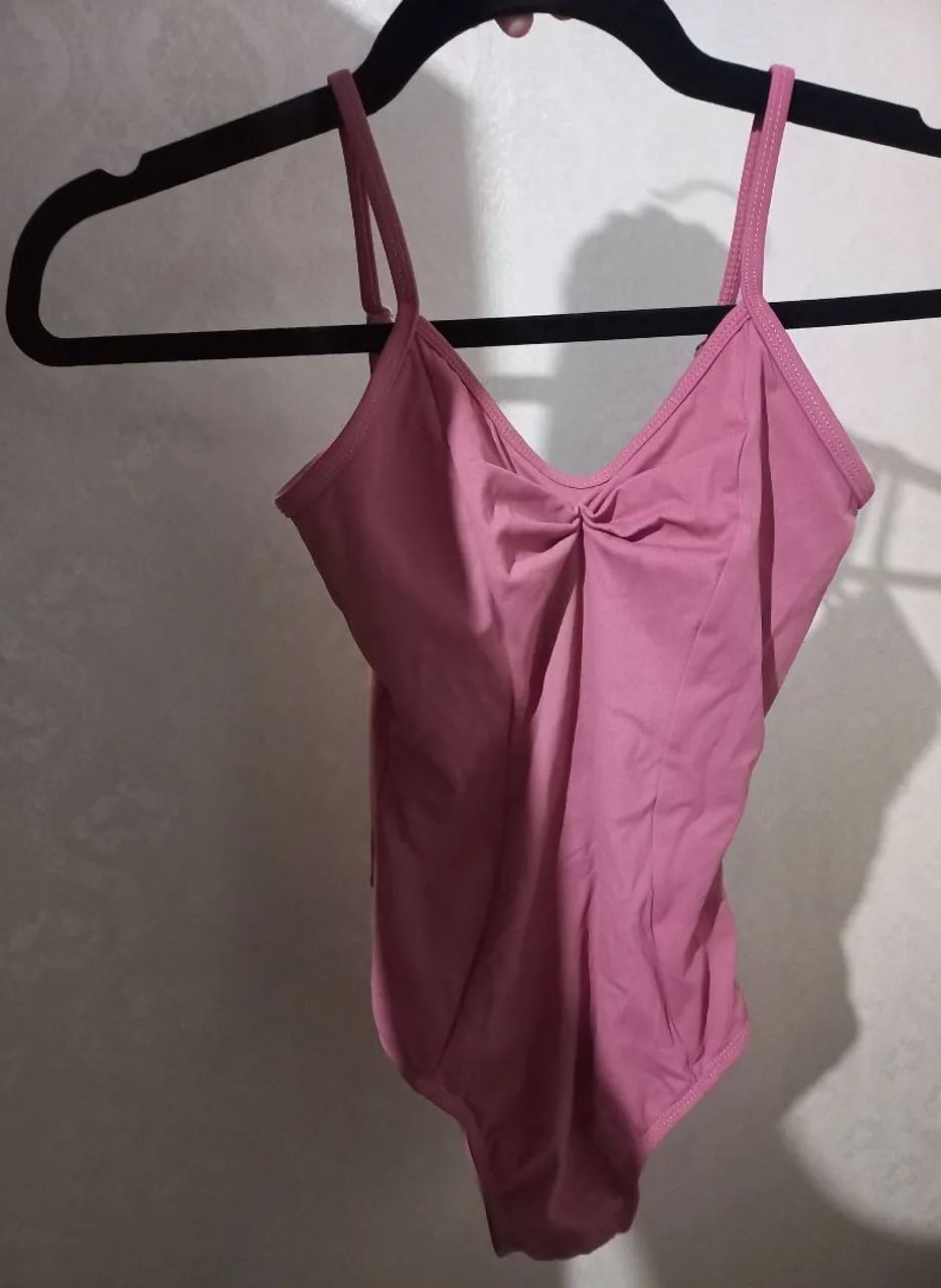 Collant ballet (balé) rosa P
