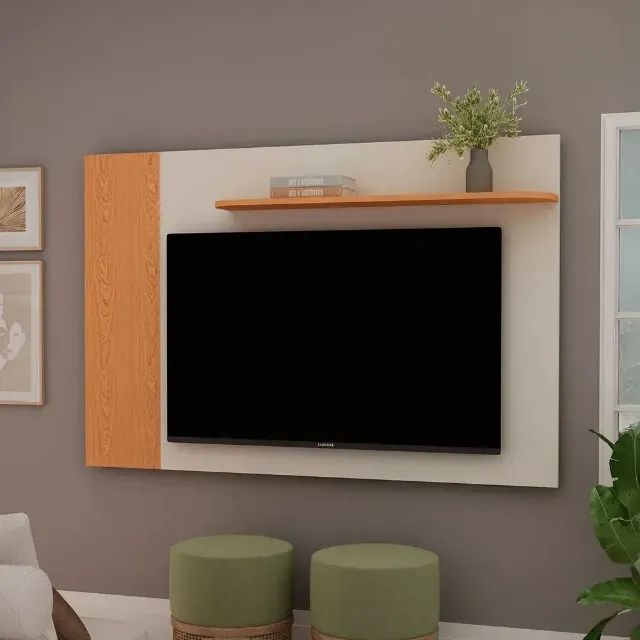 Painel Flórida Cinamomo/Off White