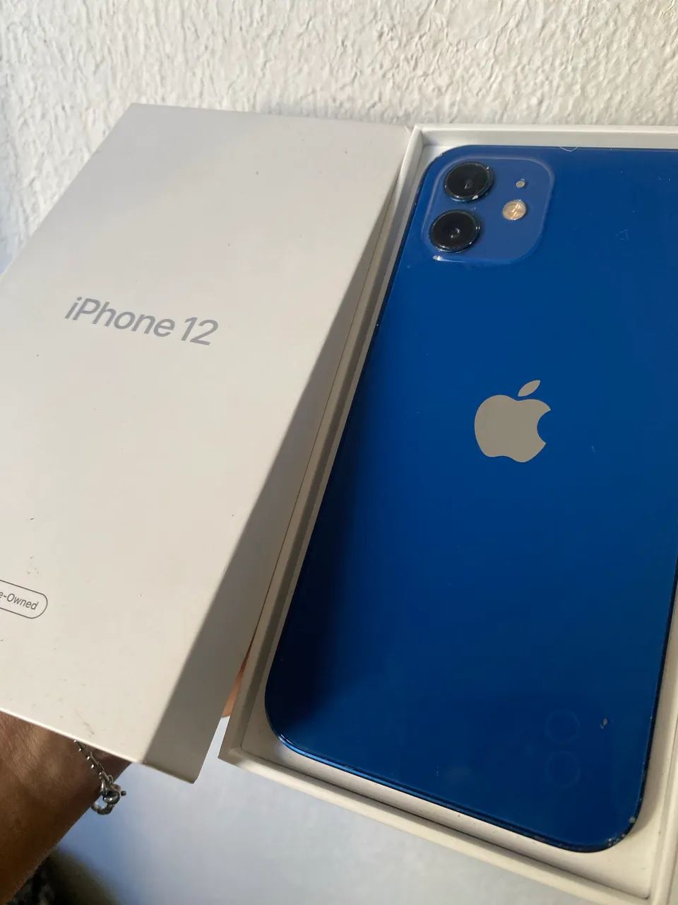 iPhone 12 128GB muito novo com caixa e nota + acessórios  - Foto 4