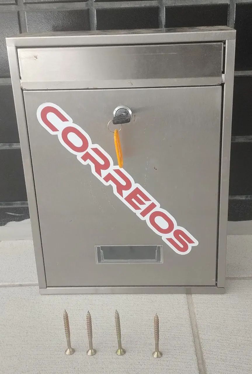 CAIXA DE CORREIO DE PAREDE MODERNA