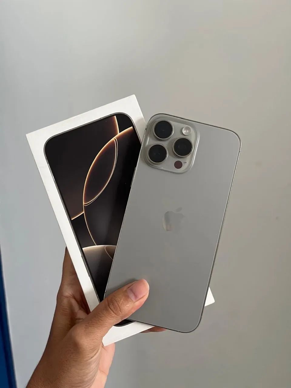iphone 16 pro max 256 todo original em estado de zero 