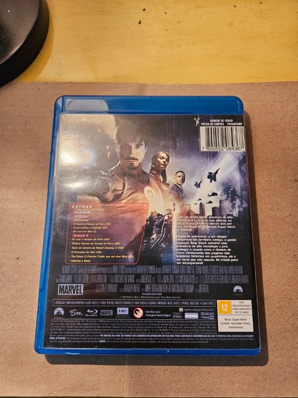 Blu-ray Homem De Ferro Edição Especial 2 Discos Marvel - Foto 2