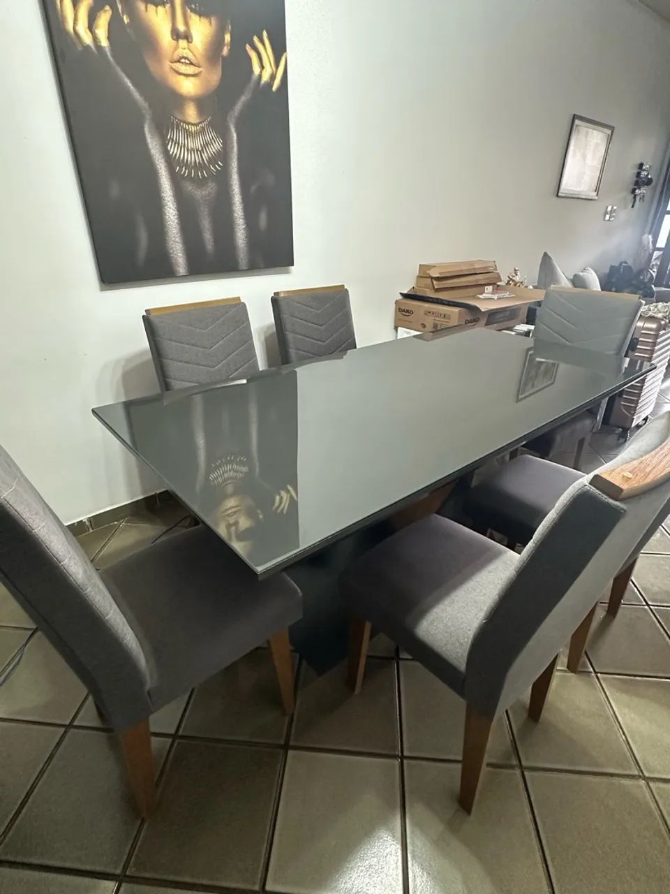 Mesa de Jantar 6 cadeiras  - Foto 4