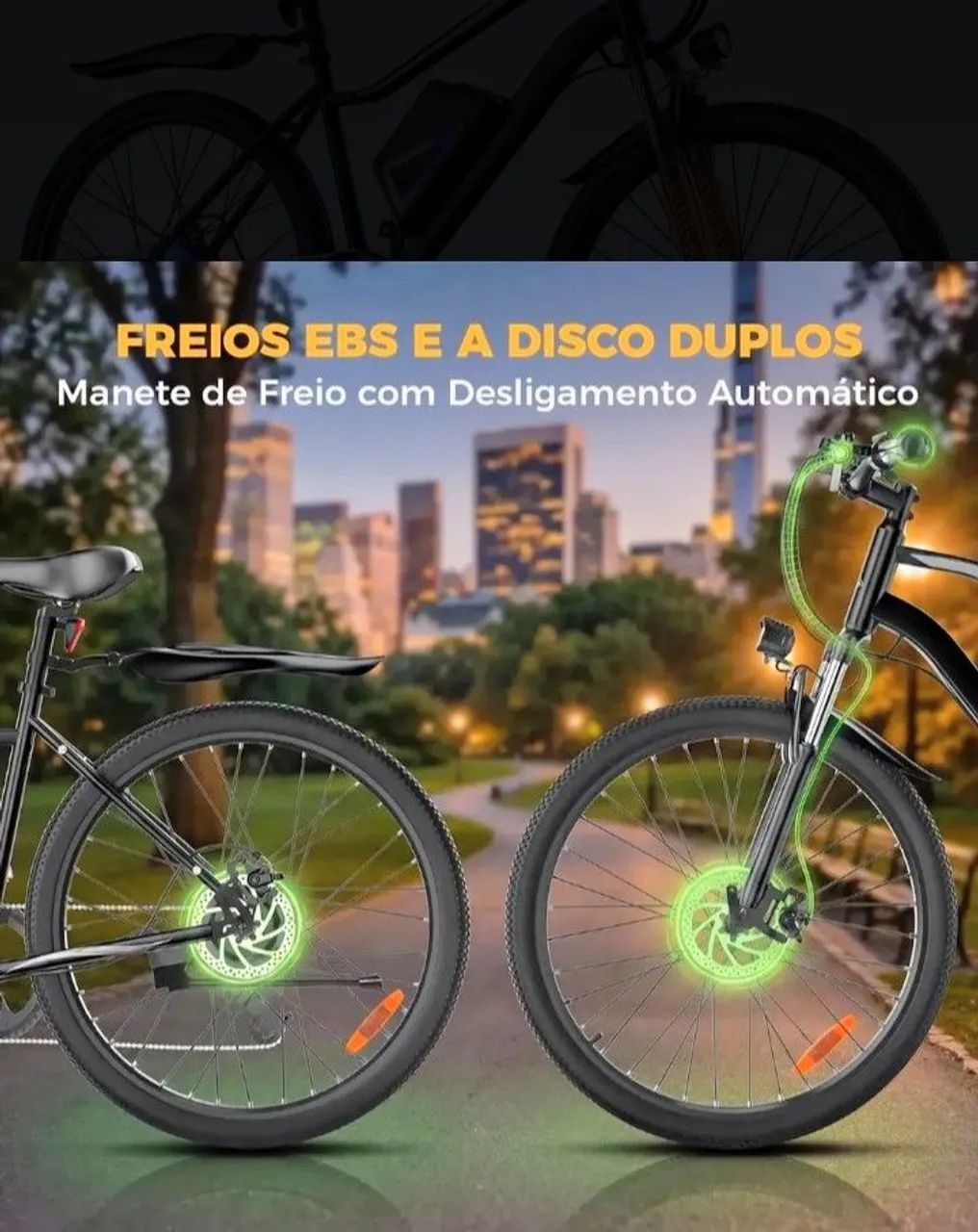 e-Bike 750 Watts EB3 Seminova TOP! - Foto 4