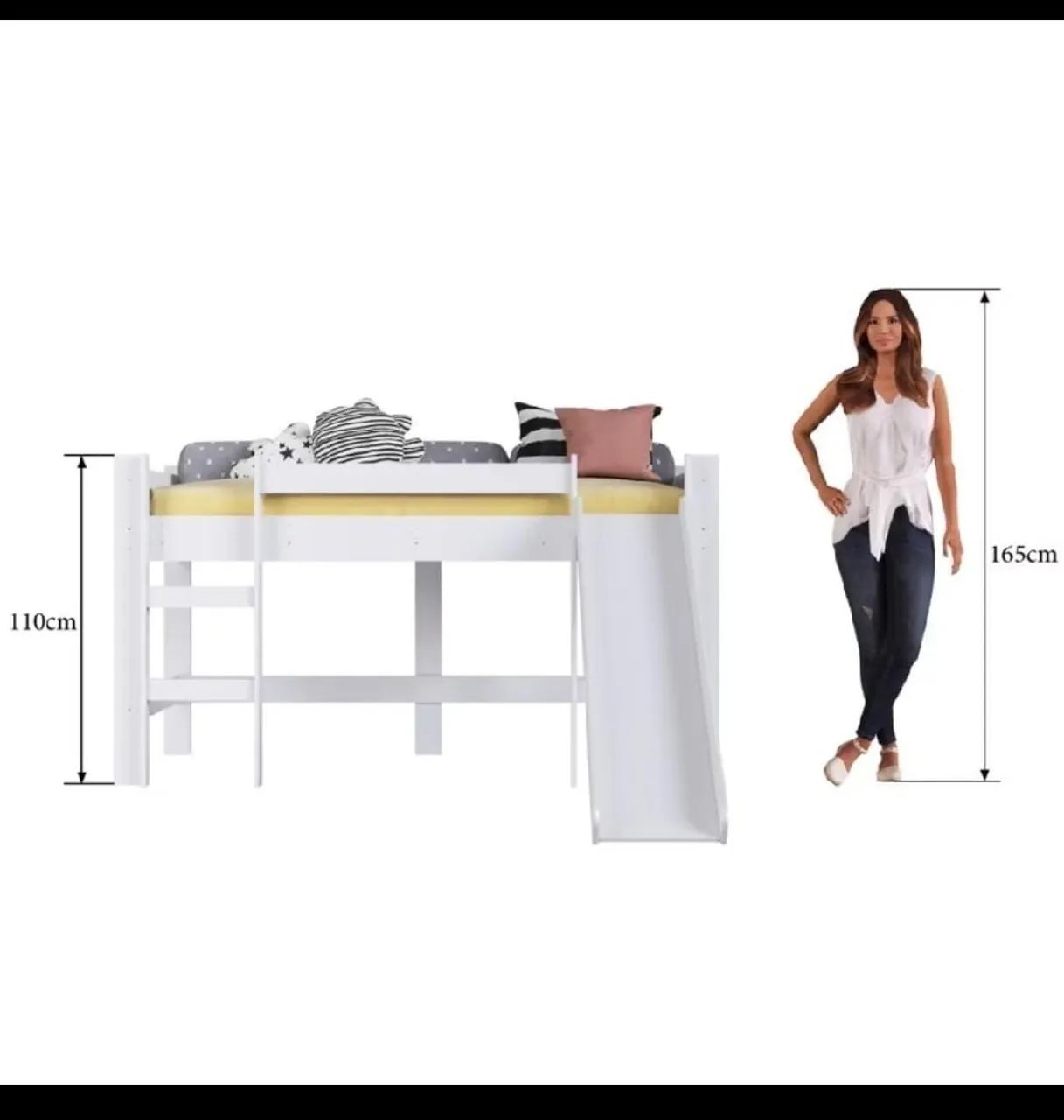 Cama com escorregador  - Foto 2