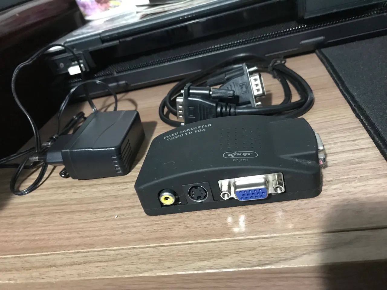 Conversor de RCA e Svideo e Vga para VGA Knup - Foto 3