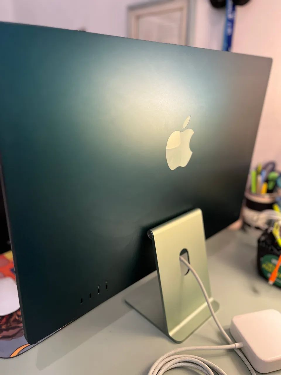 iMac M1 verde completo funcionando perfeitamente | única dona | NF