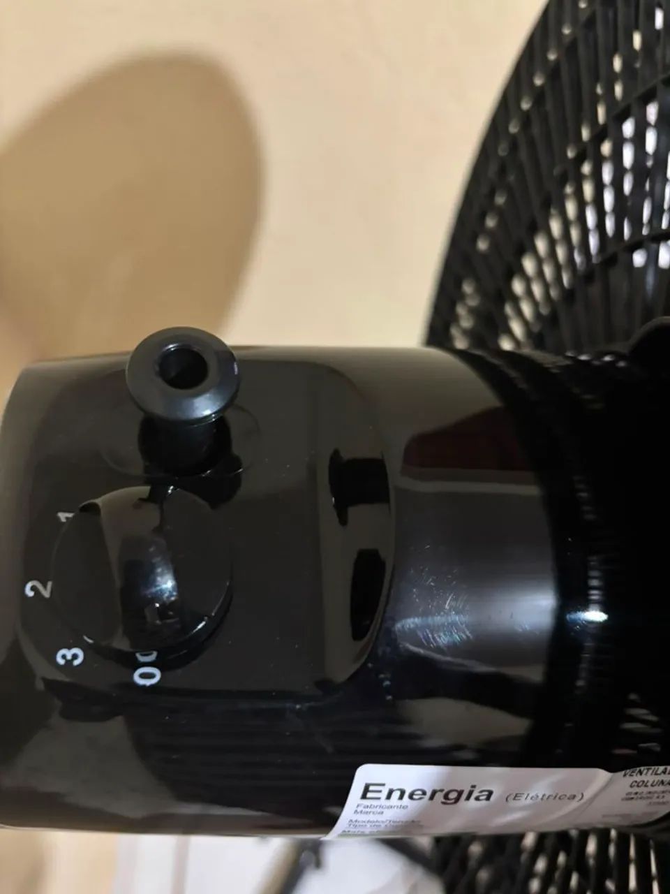 Ventilador de Coluna 40cm Turbo 126W 220V - 3 Velocidades, Oscilação e Altura Ajustável - Foto 6