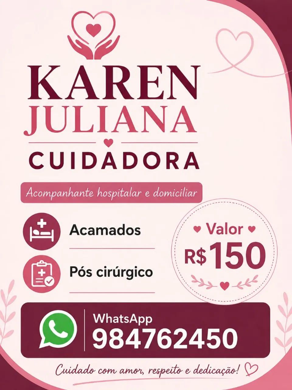 Cuidadora de idosos 