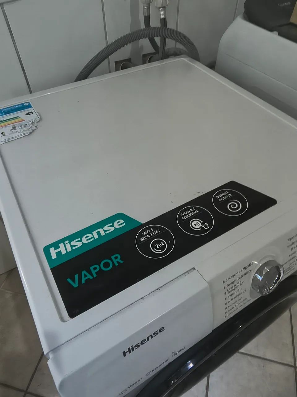 Lava E Seca  Hisense 13kg Inverter - Foto 5