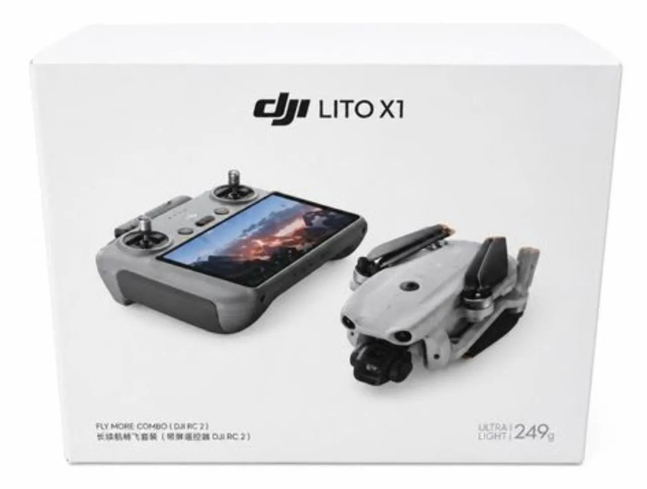 Drone DJI Lito X1 combo RC2 com tela (LACRADO) com invoice BÔNUS LEIA NA DESCRIÇÃO 