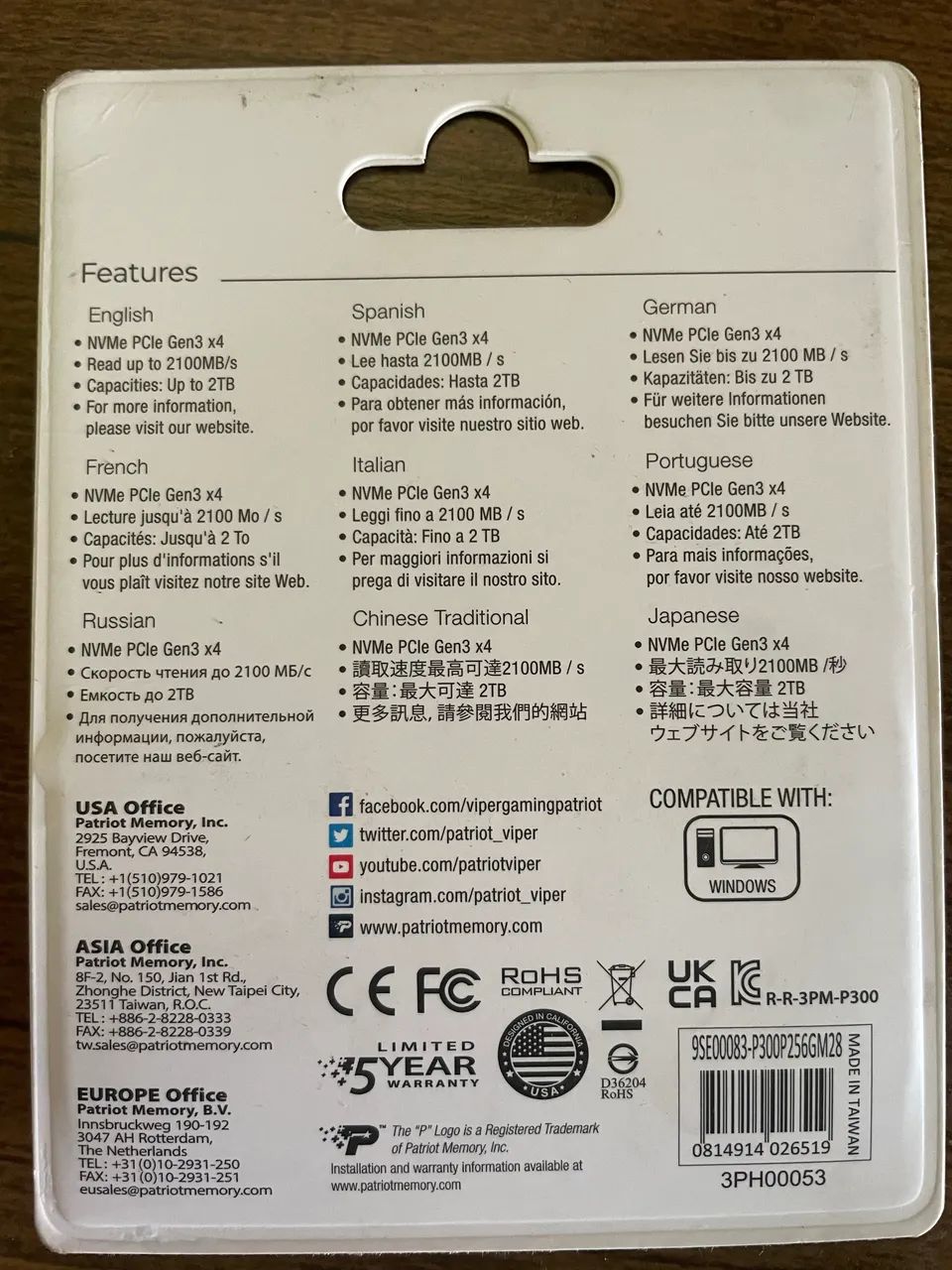 SSD M2 PCle Patriot - Foto 2