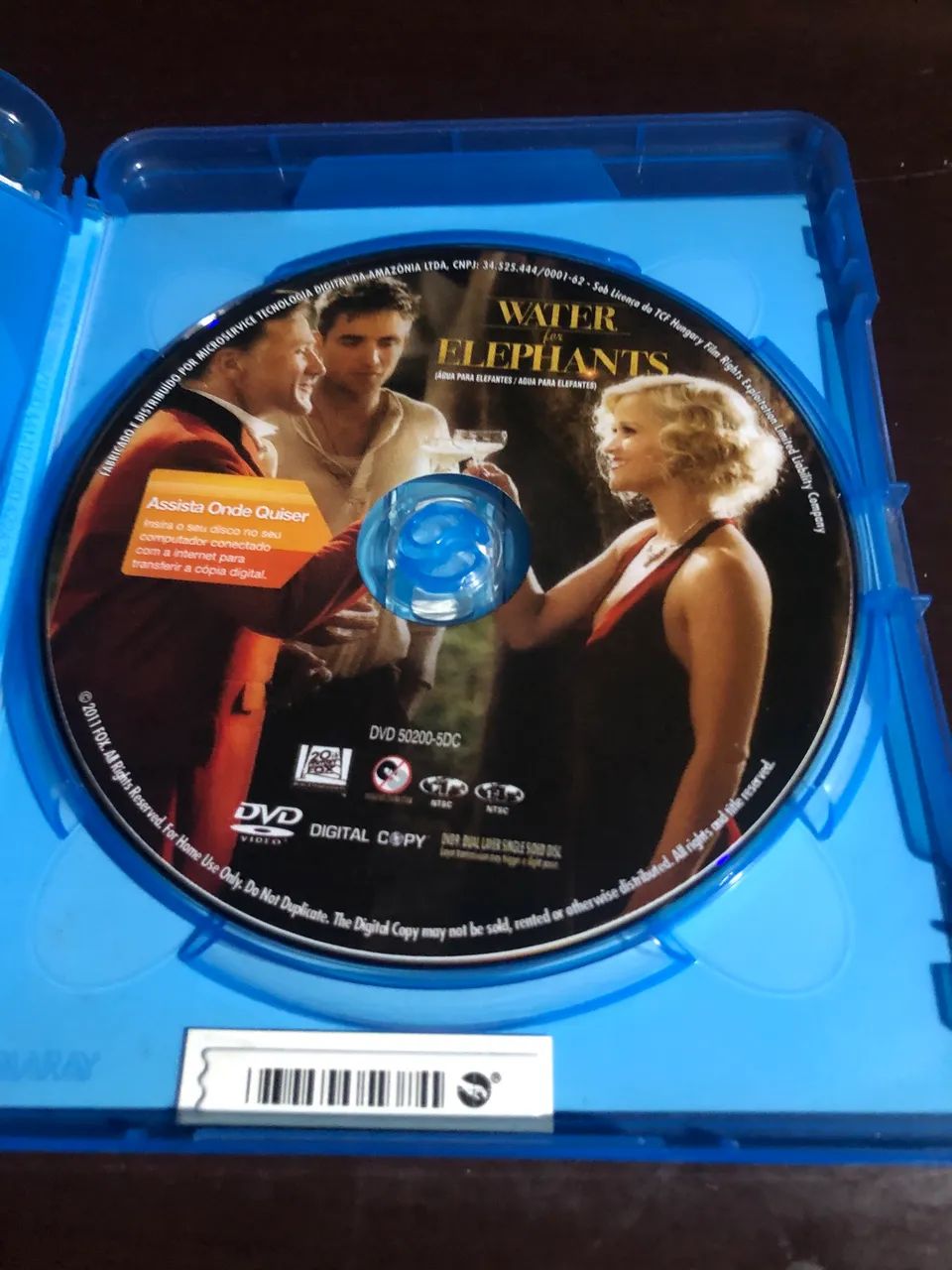 Bluray e DVD Filme Água para Elefantes Duplo - Foto 2