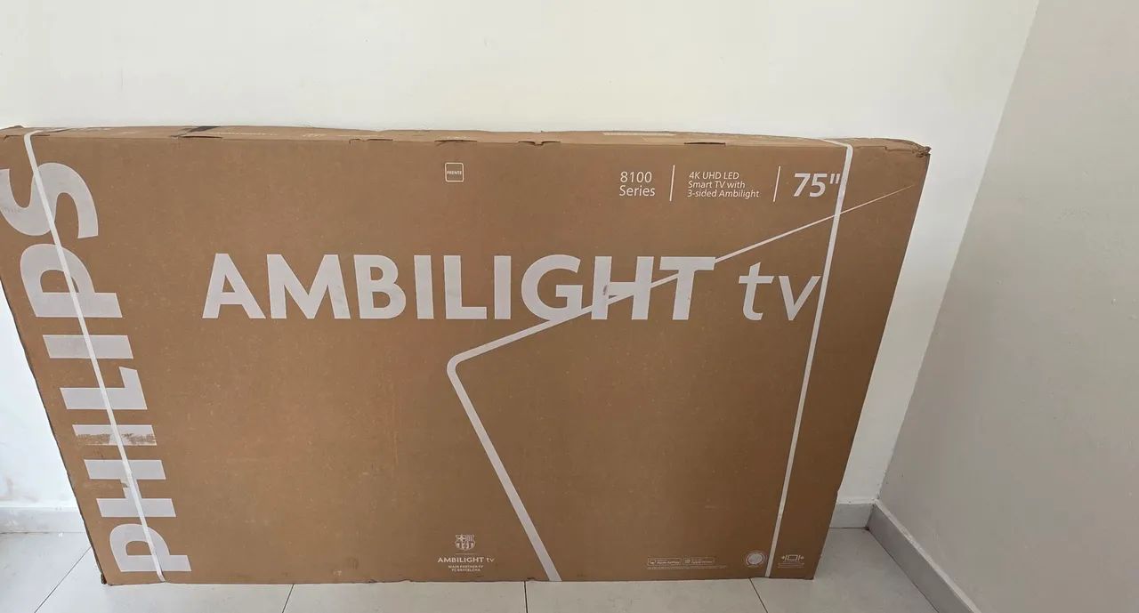 Tv Philips ambilight 75 polegadas 4K