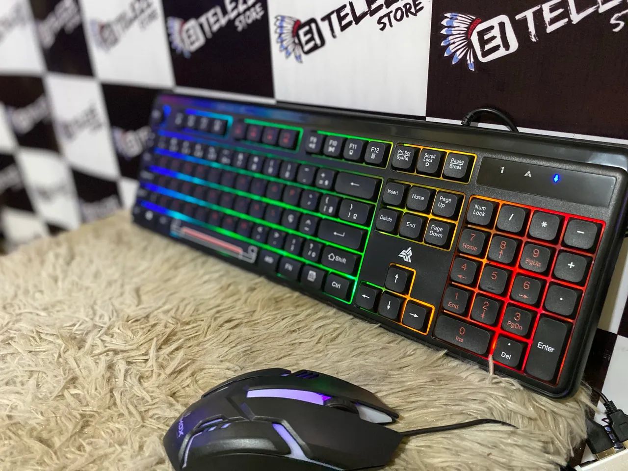 Kit game - teclado e mouse com fio  - Foto 2