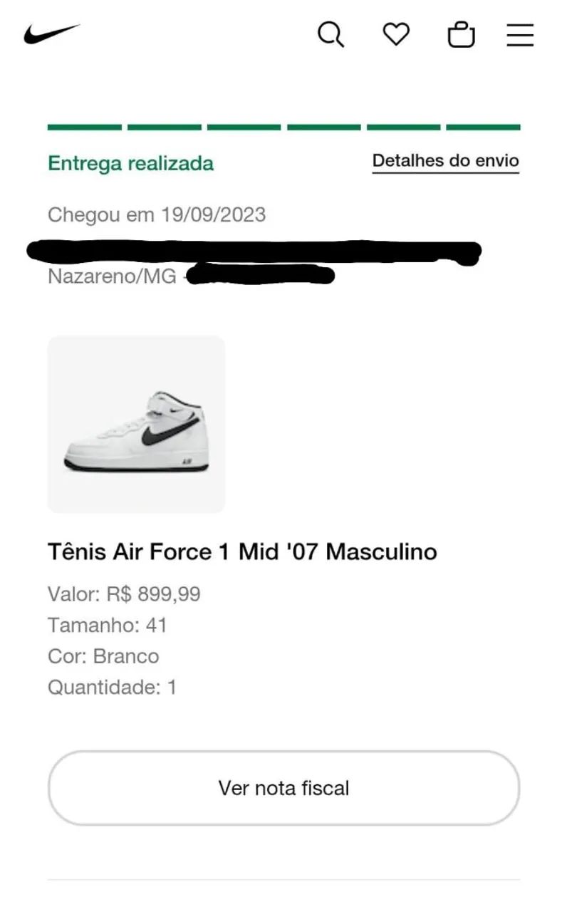TÊNIS NIKE AIR FORCE 1 ORIGINAL - Foto 3