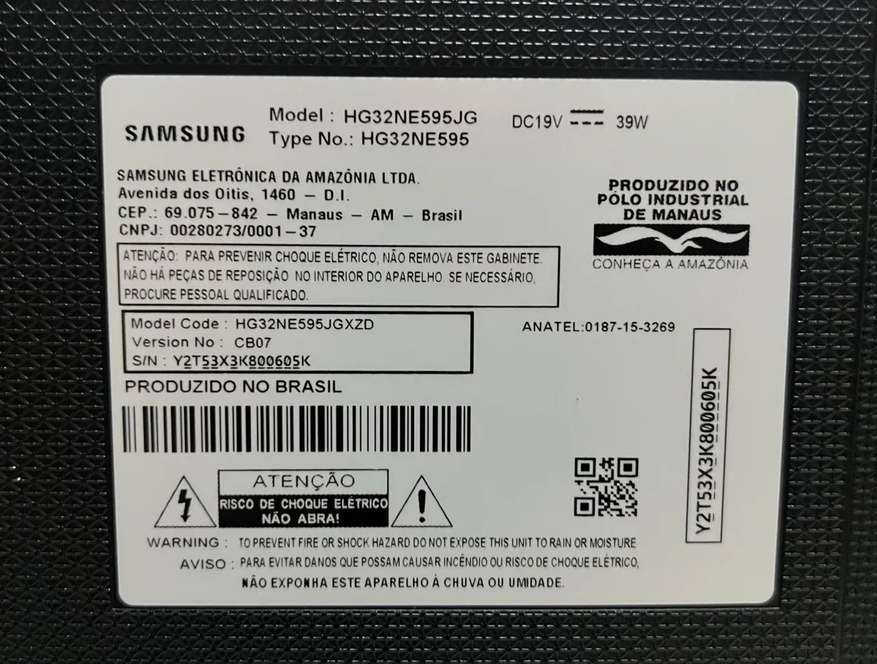 Smart TV Samsung 32 polegadas HD com wifi 5G - Foto 4