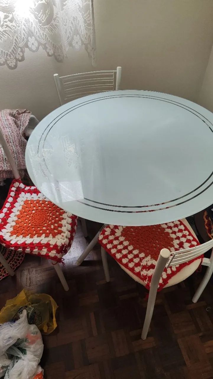 Mesa de vidro pequena  - Foto 3