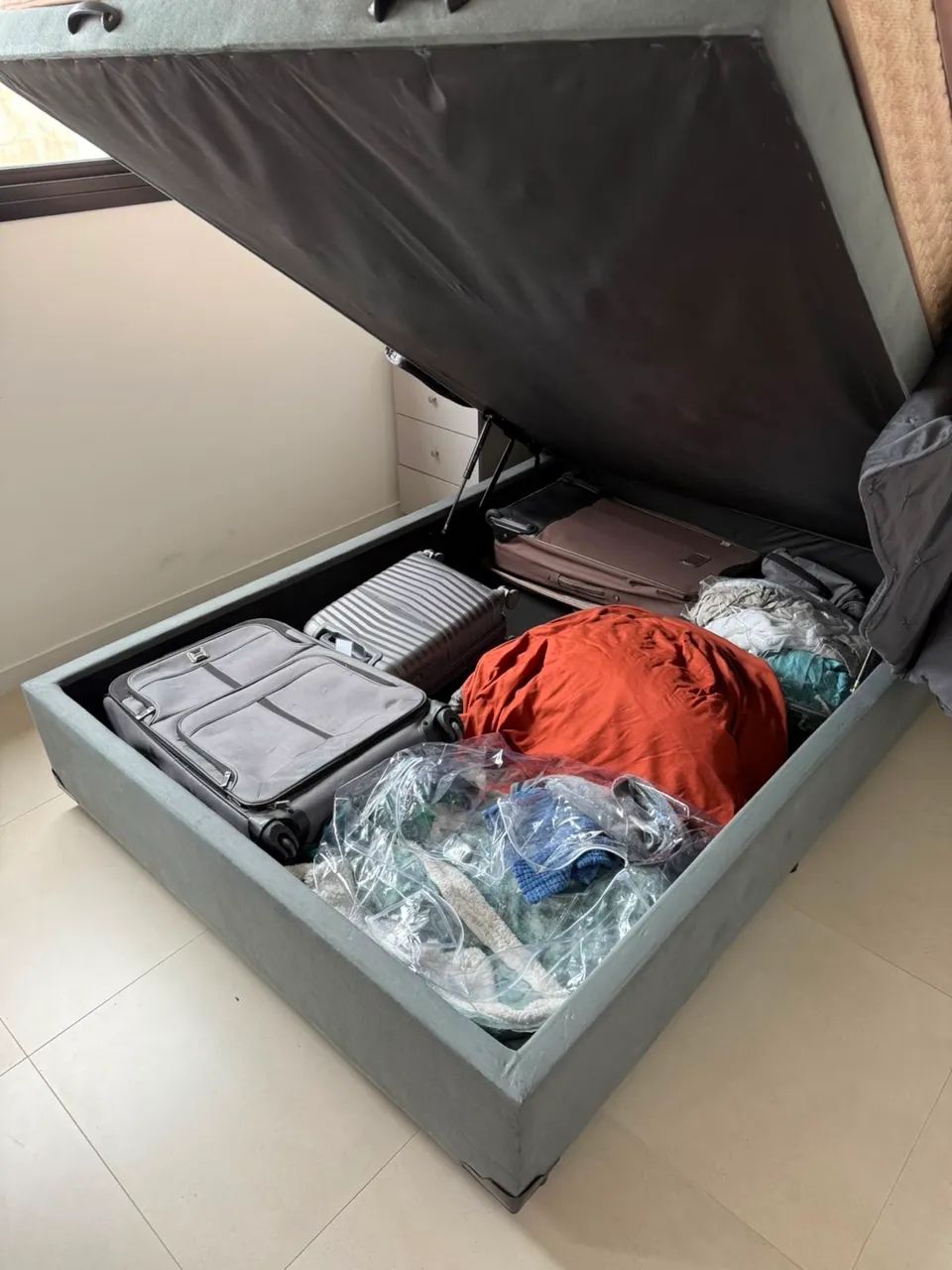 Cama casal com bau - Foto 2