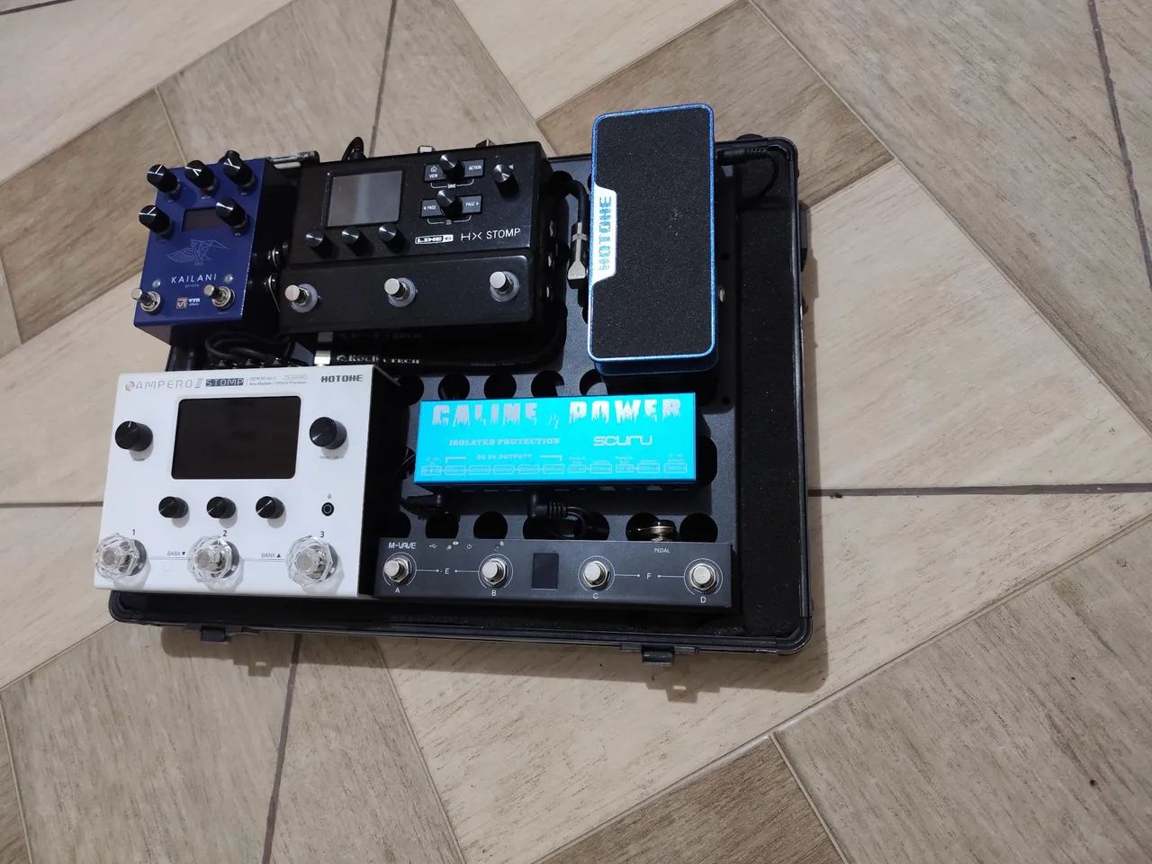 Pedalboarde Ampero + hx stomp - Foto 4