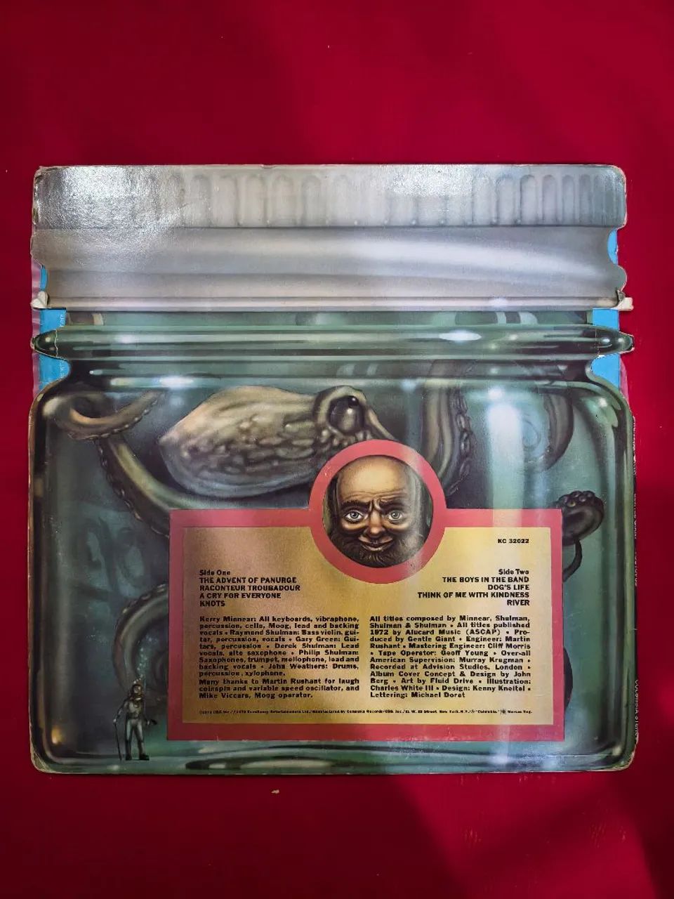 LP Disco Vinil Gentle Giant Octopus importado raro  - Foto 2