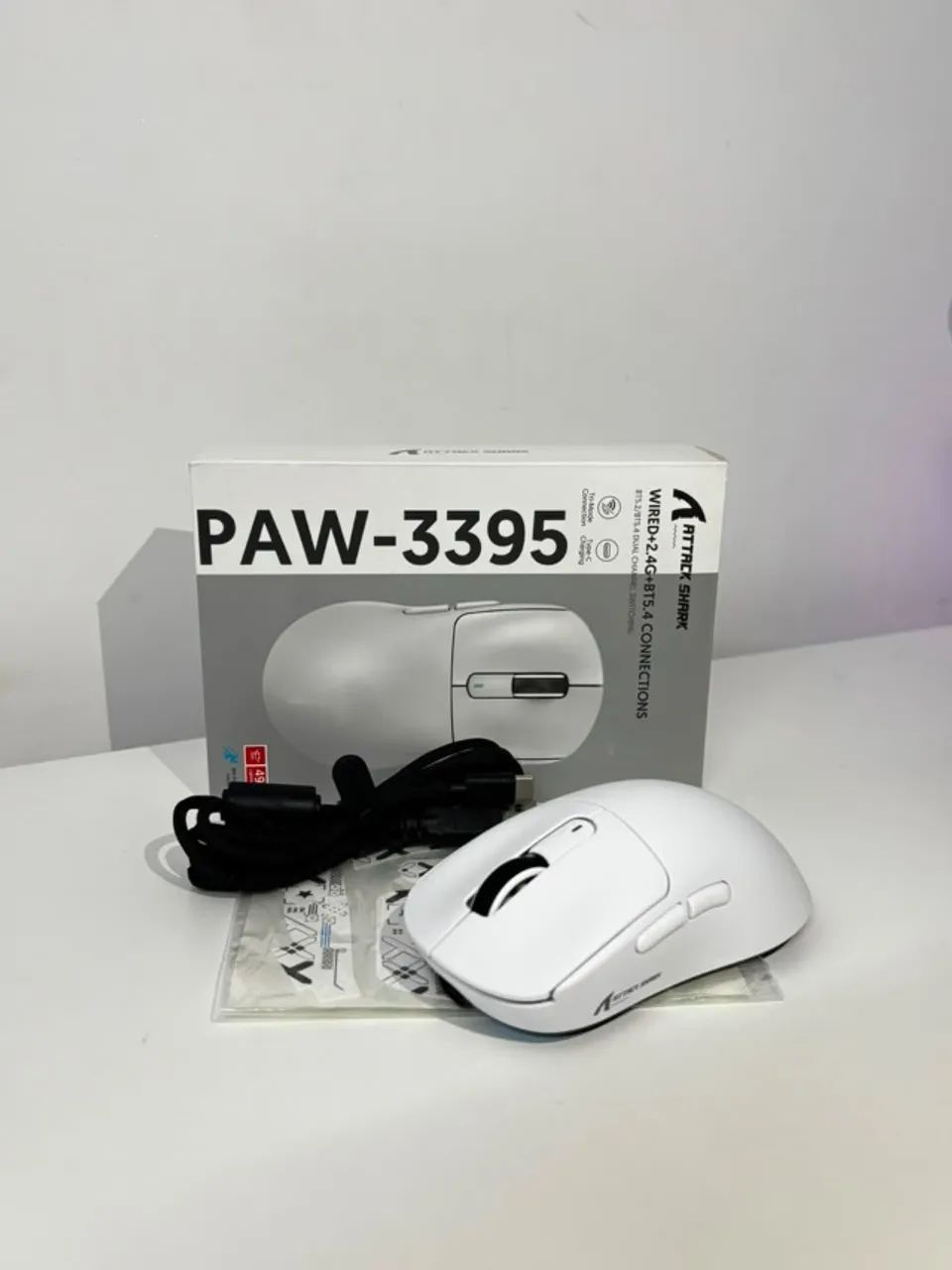 Mouse Attack Shark X3 - Branco