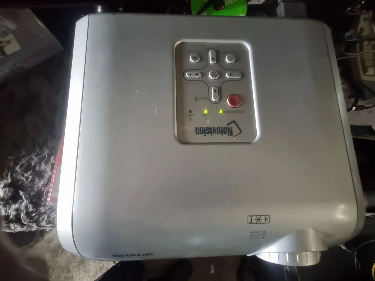 Projetor Sharp XR-10S  Antigo sem controle remoto  - Foto 6