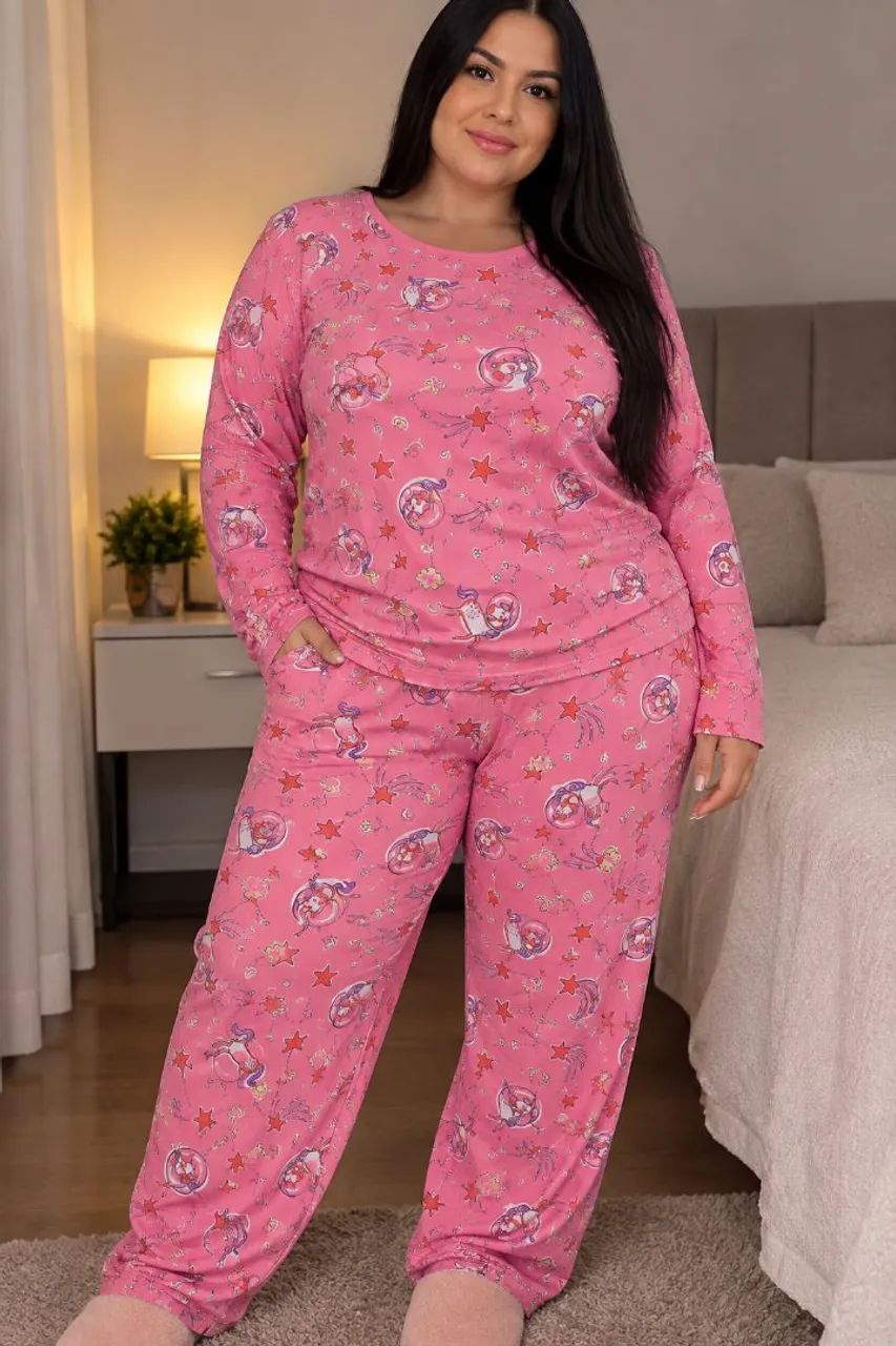 Vendo pijamas plus size