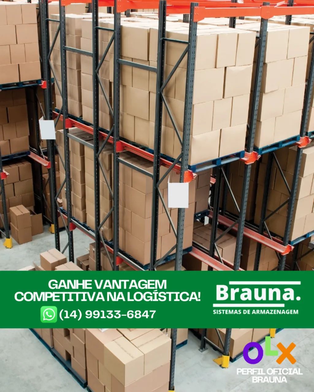 Estante para Material de Construção Brauna