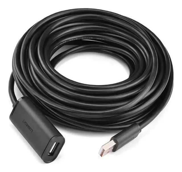 Cabo Extensão Ativo Ugreen Usb 2.0 Macho P Fêmea 5 Metro - Foto 2