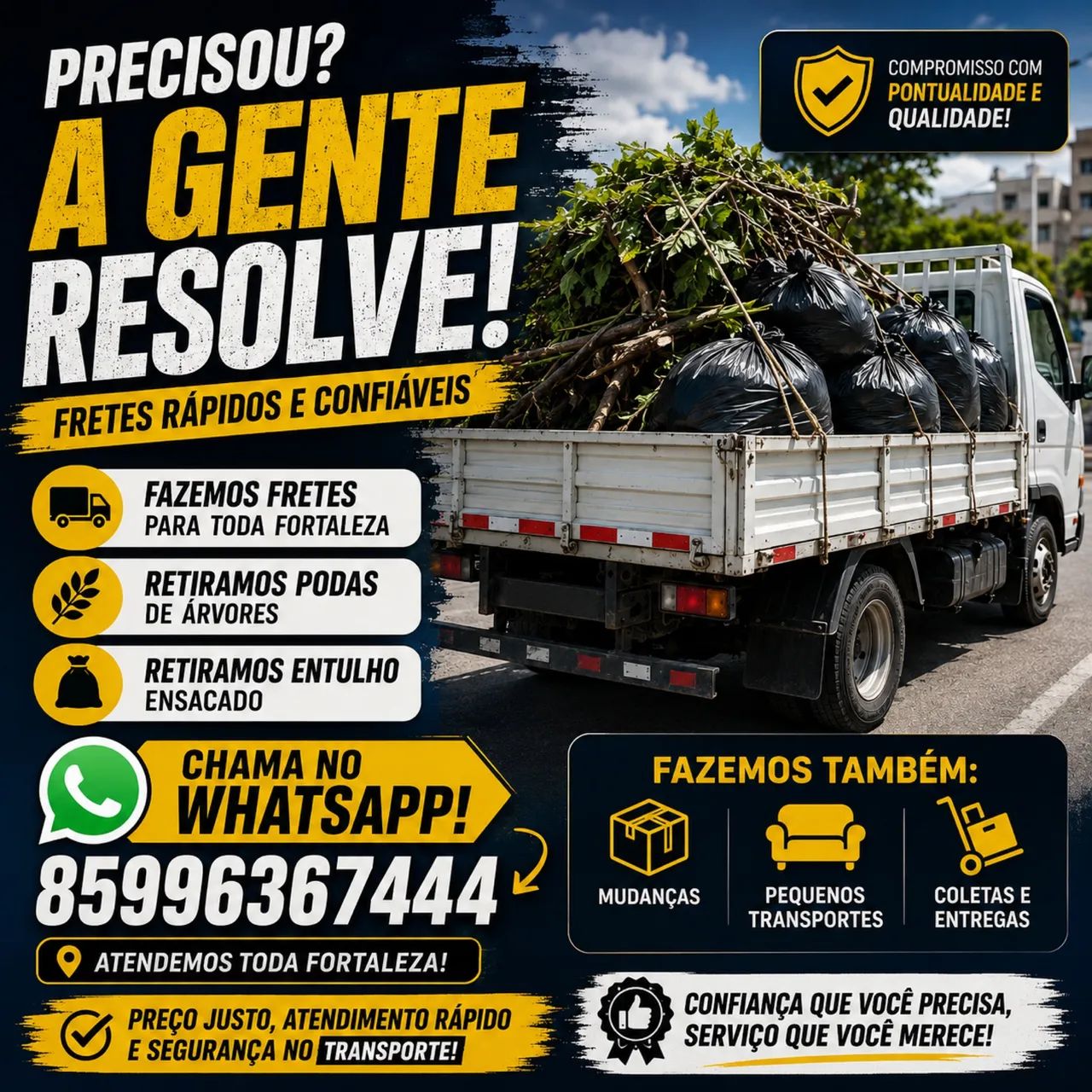 Retirada de Podas e Entulho Ensacado em Fortaleza  - Foto 2