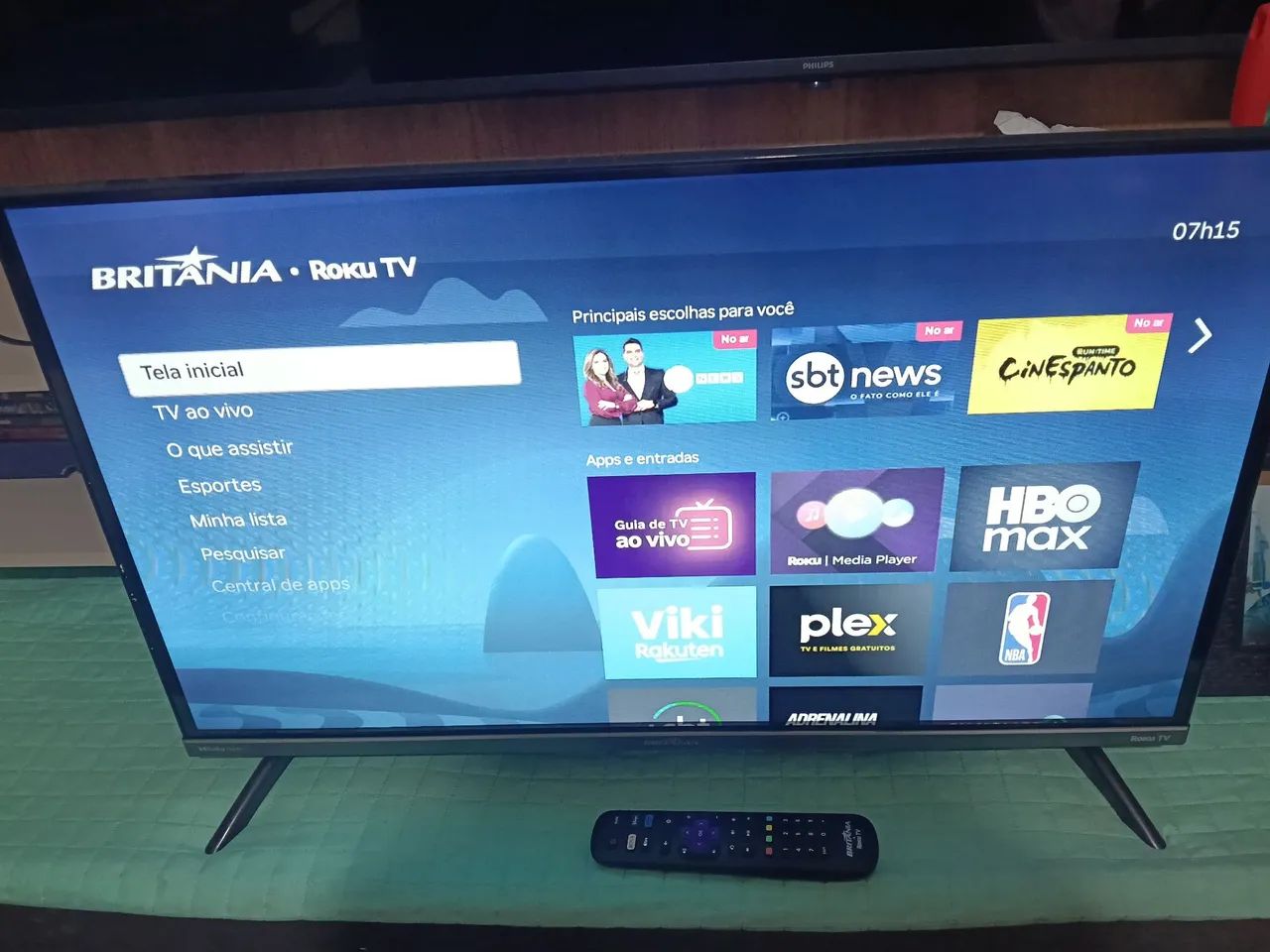 Tv 32 Britânia smartv Roku  - Foto 2