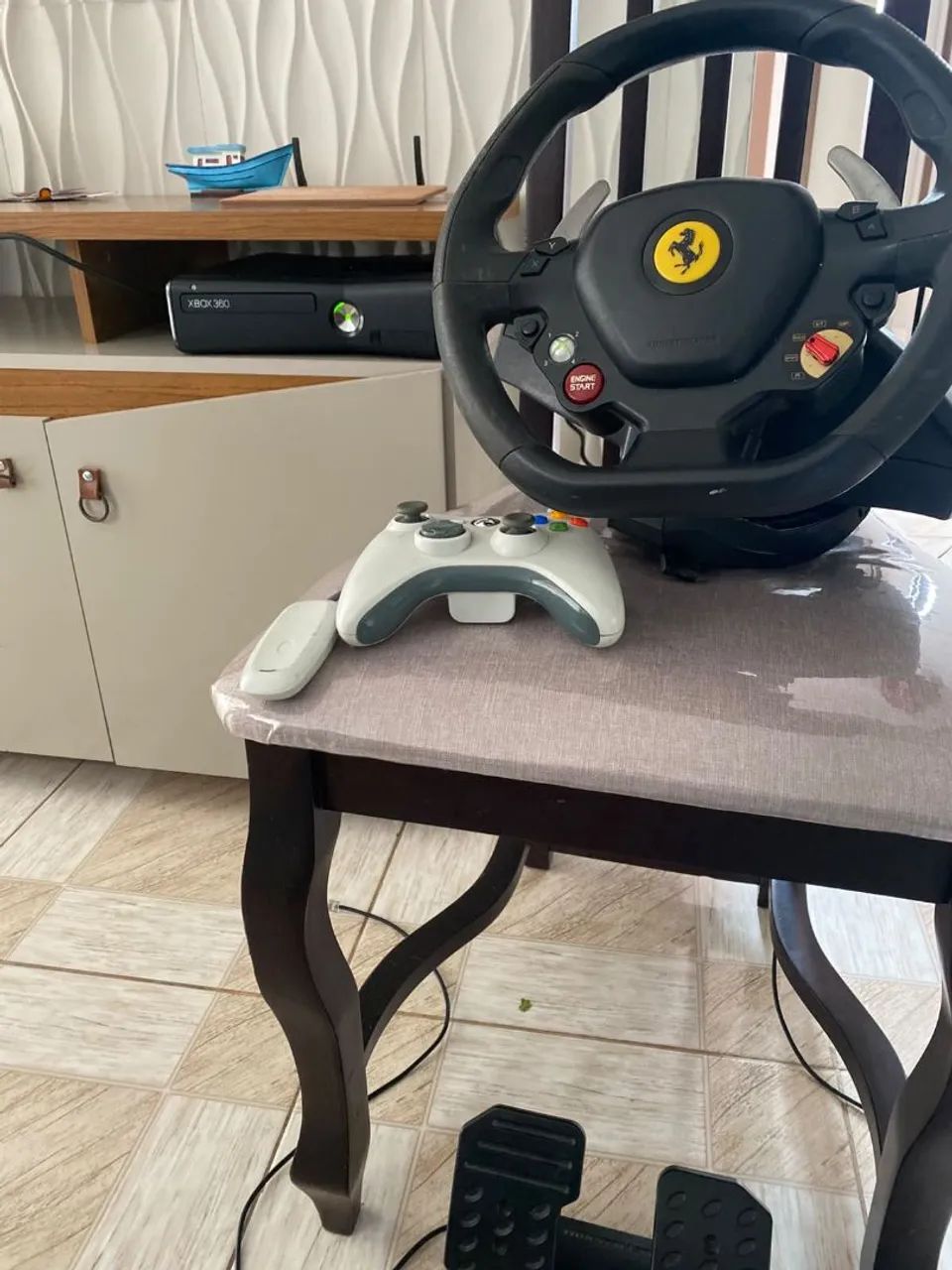 Xbox 360 + volante e pedal  - Foto 3