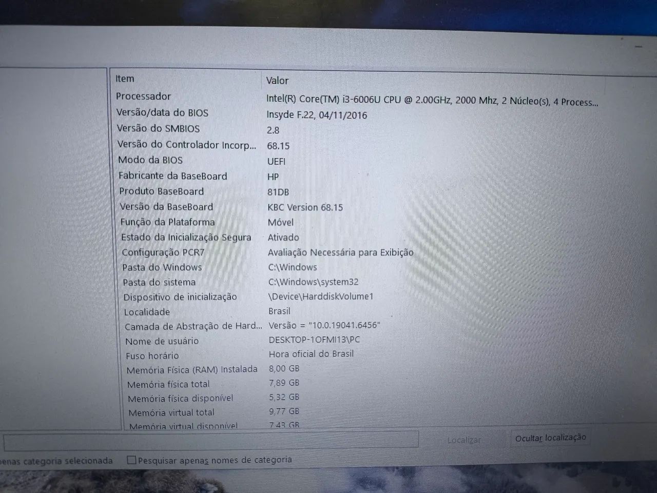 Notebook HP i3-6006u 120gb 8gb - Foto 5
