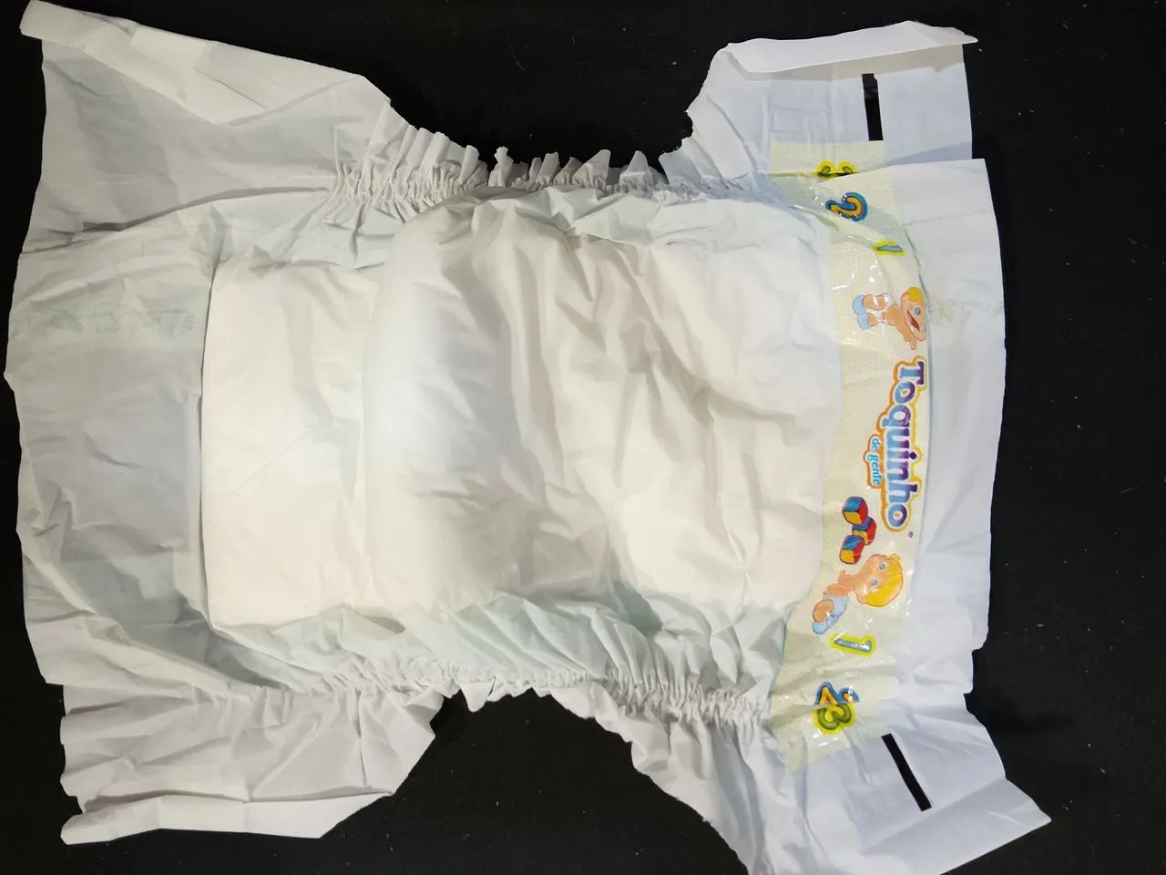 Kit Com 100 Mini Fraldas Para Boneca Tipo Bebe Reborn Oferta - Foto 3