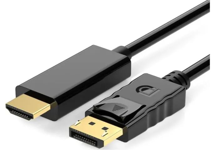 Cabo Displayport Para Hdmi 4k Ultrahd 1,8m Kapbom Ka-v810 - Foto 2
