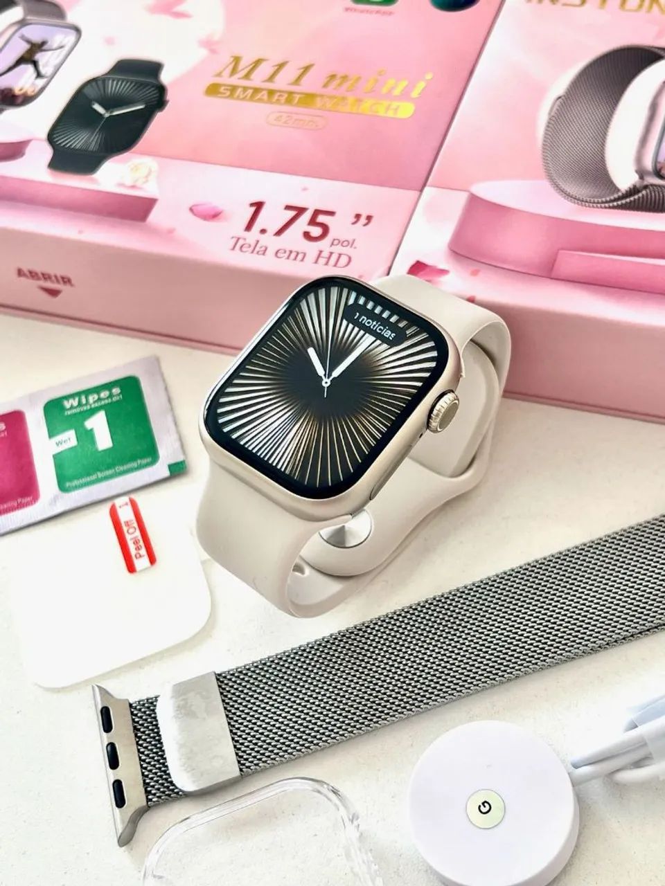 Relógio Smartwatch M11 mini 42M novos  - Foto 2