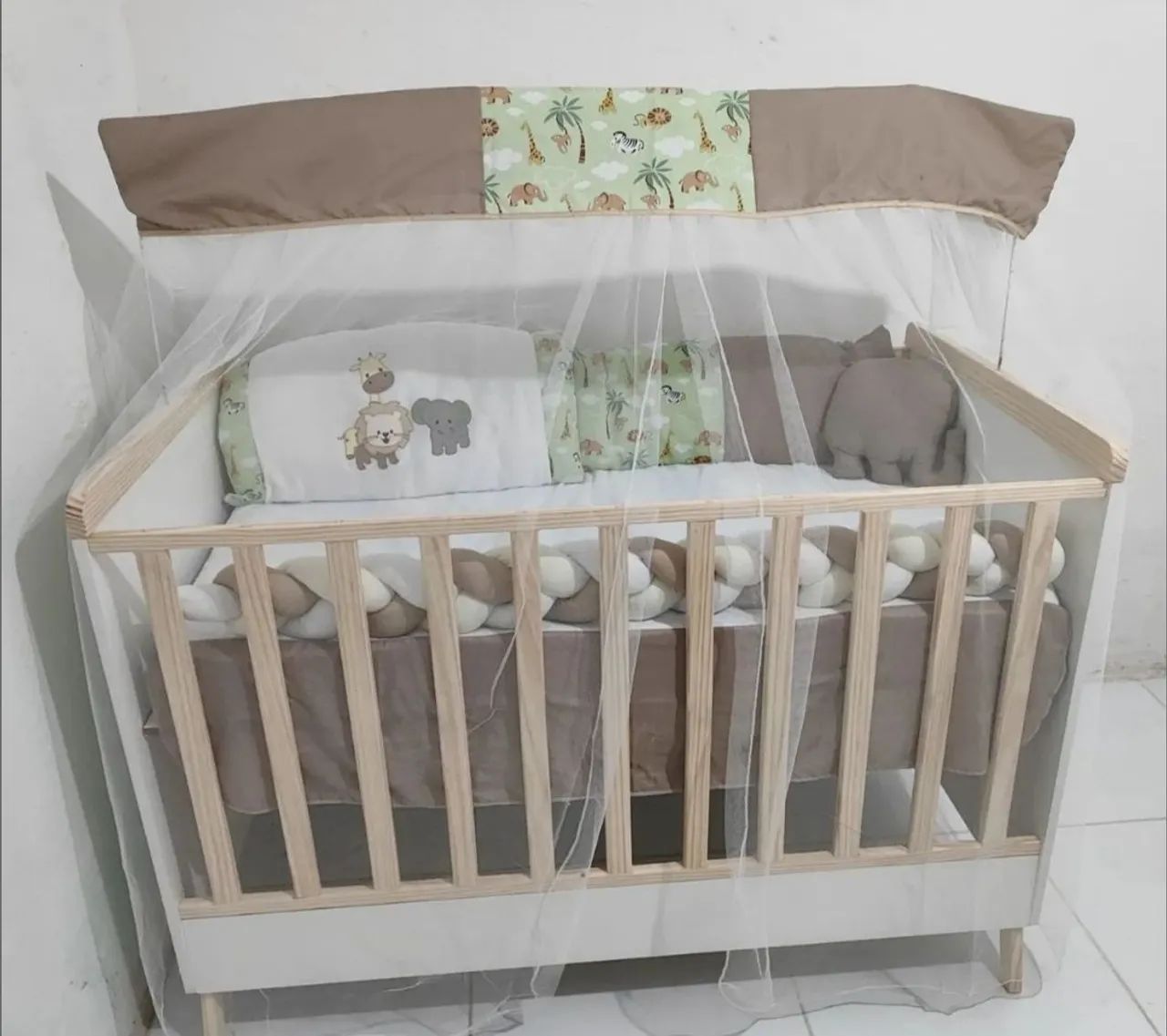 BERÇO EM MDF E MADEIRA <br>MADEIRA - Foto 3