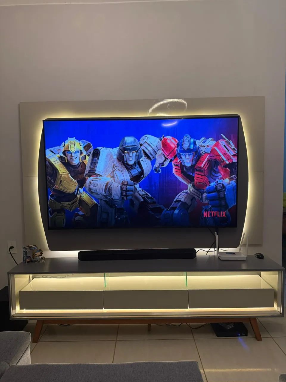 TV Samsung 75 polegadas Crystal UHD + soundbar 