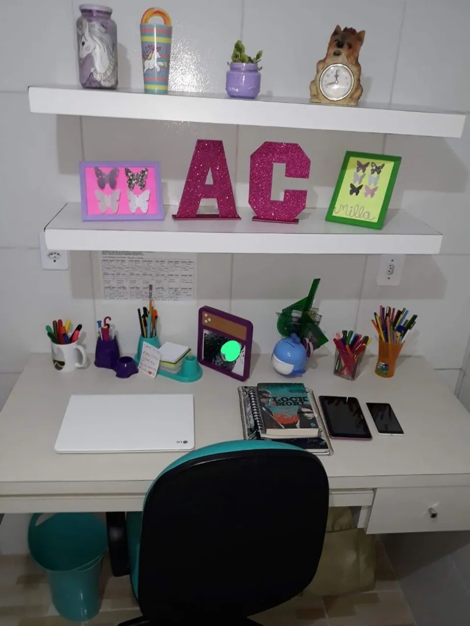 Mesa de Escritorio - Madeira Maciça - Qualidade Absurda