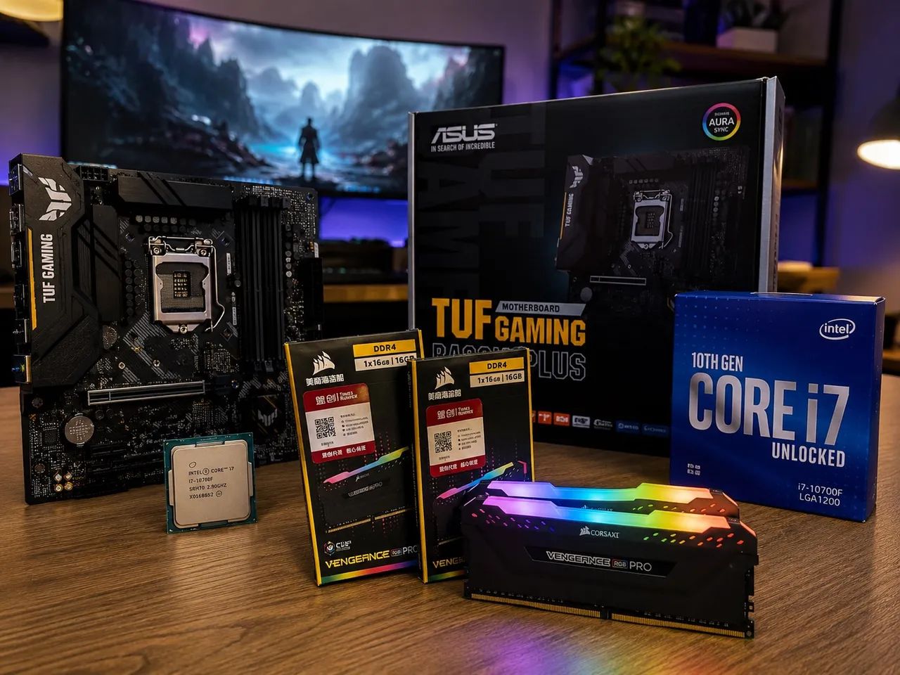 Kit Gamer RTX 3080 + Game I7 10700F + B460m-Plus - Computadores e 