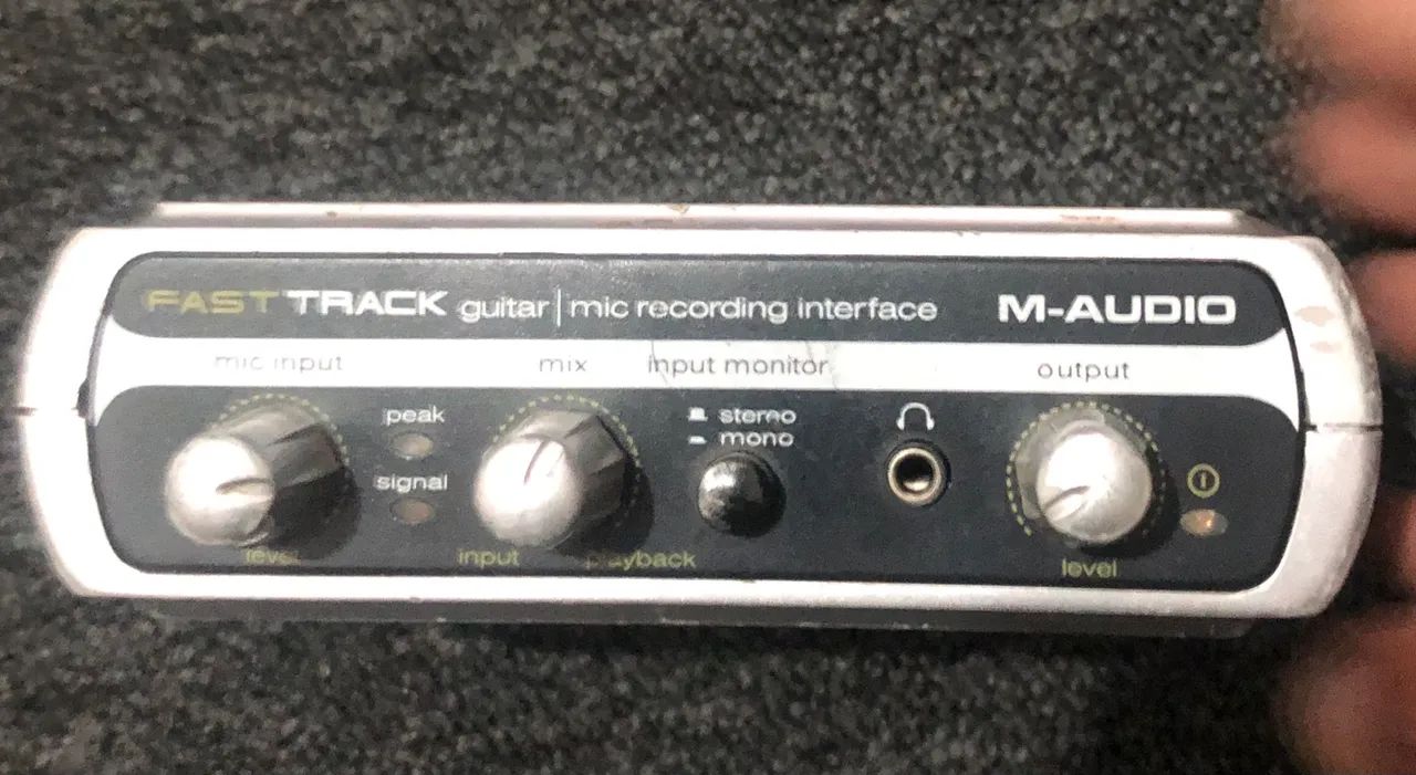 Interface Fast Track Guitar- M- Audio - Foto 3