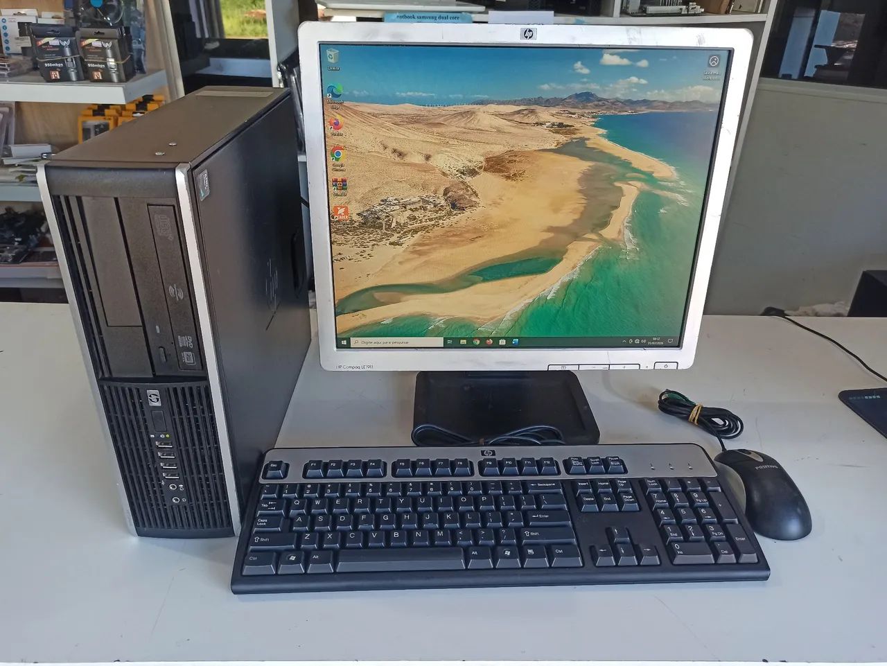 Computador completo Hp Phenom x4 